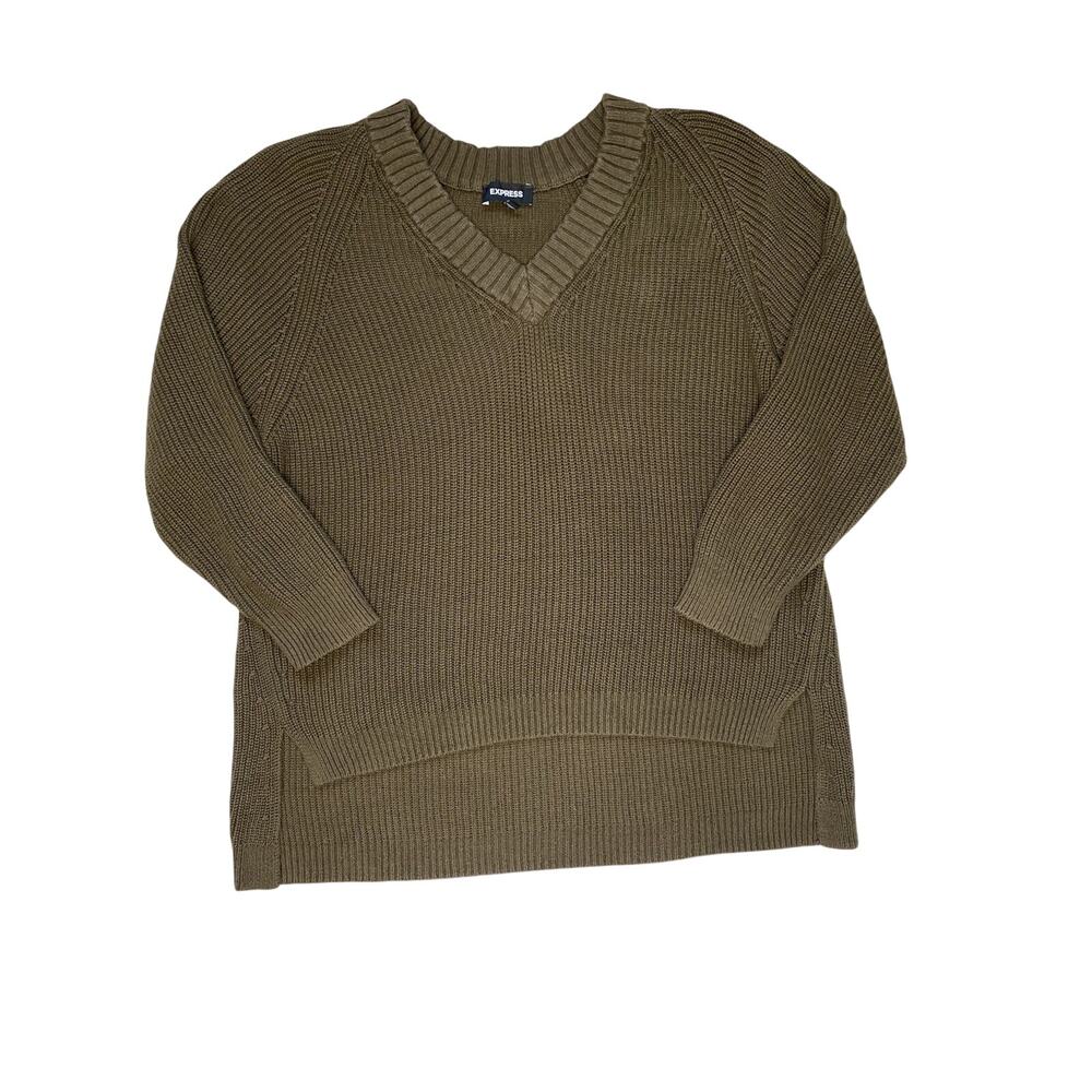 Express Sweater Womens Small Chunky Knit Relaxed Oversized Casual Cozy Office